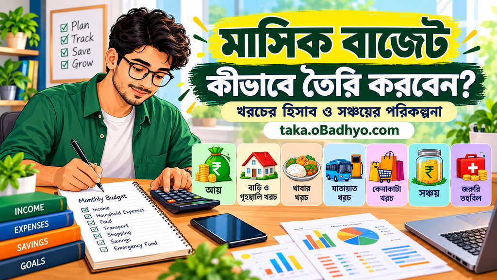 মাসিক বাজেট কীভাবে তৈরি করবেন? খরচের হিসাব ও সঞ্চয়ের পরিকল্পনা | Monthly Budget Plan